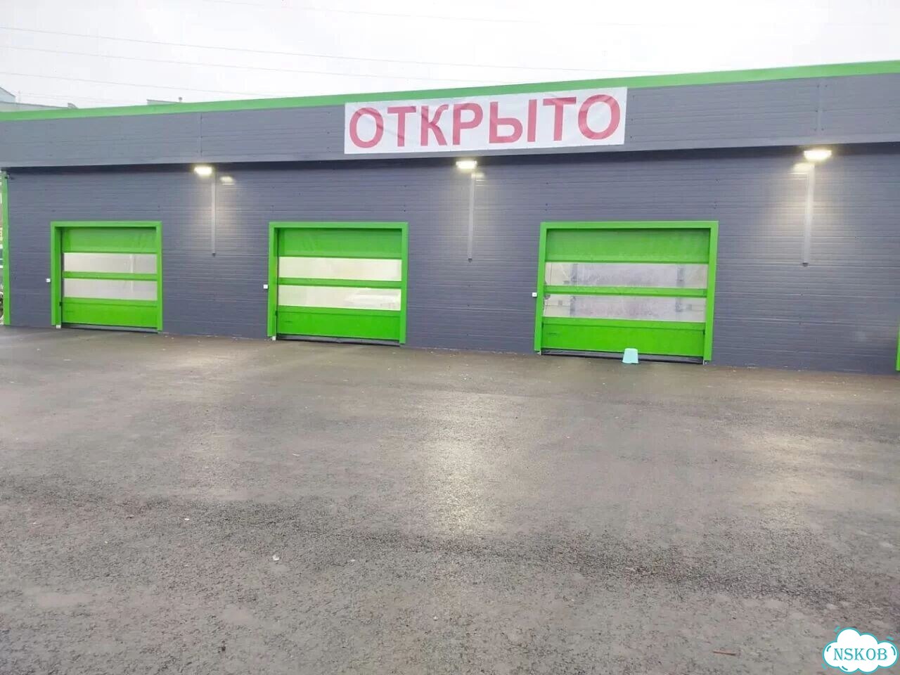 Прозрачные пвх ворота фото 1