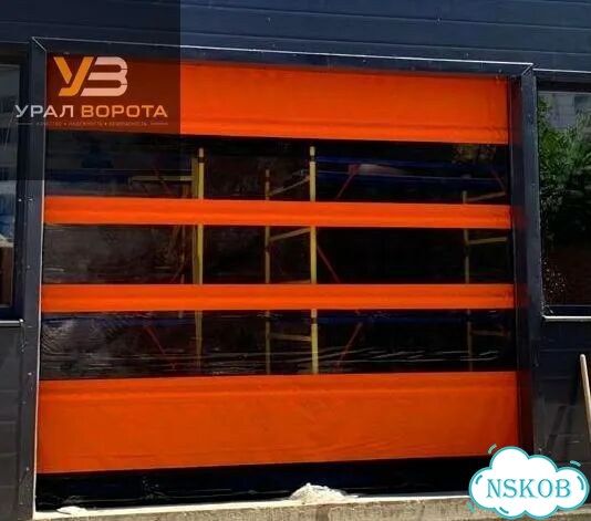 Автоматические ворота пвх для частных объектов фото 4
