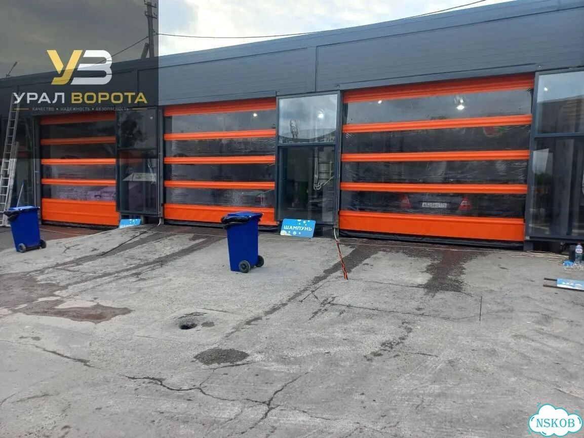 Автоматические скоростные ворота фото 1