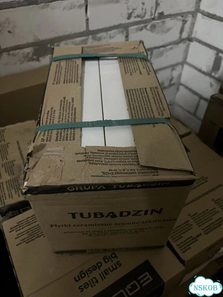 Плитка Masovia bianco gloss STR 29,8x7,8x1 - S фото 2