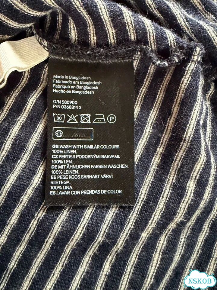 Льняной топ HM фото 2