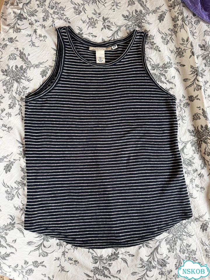 Льняной топ HM фото 9
