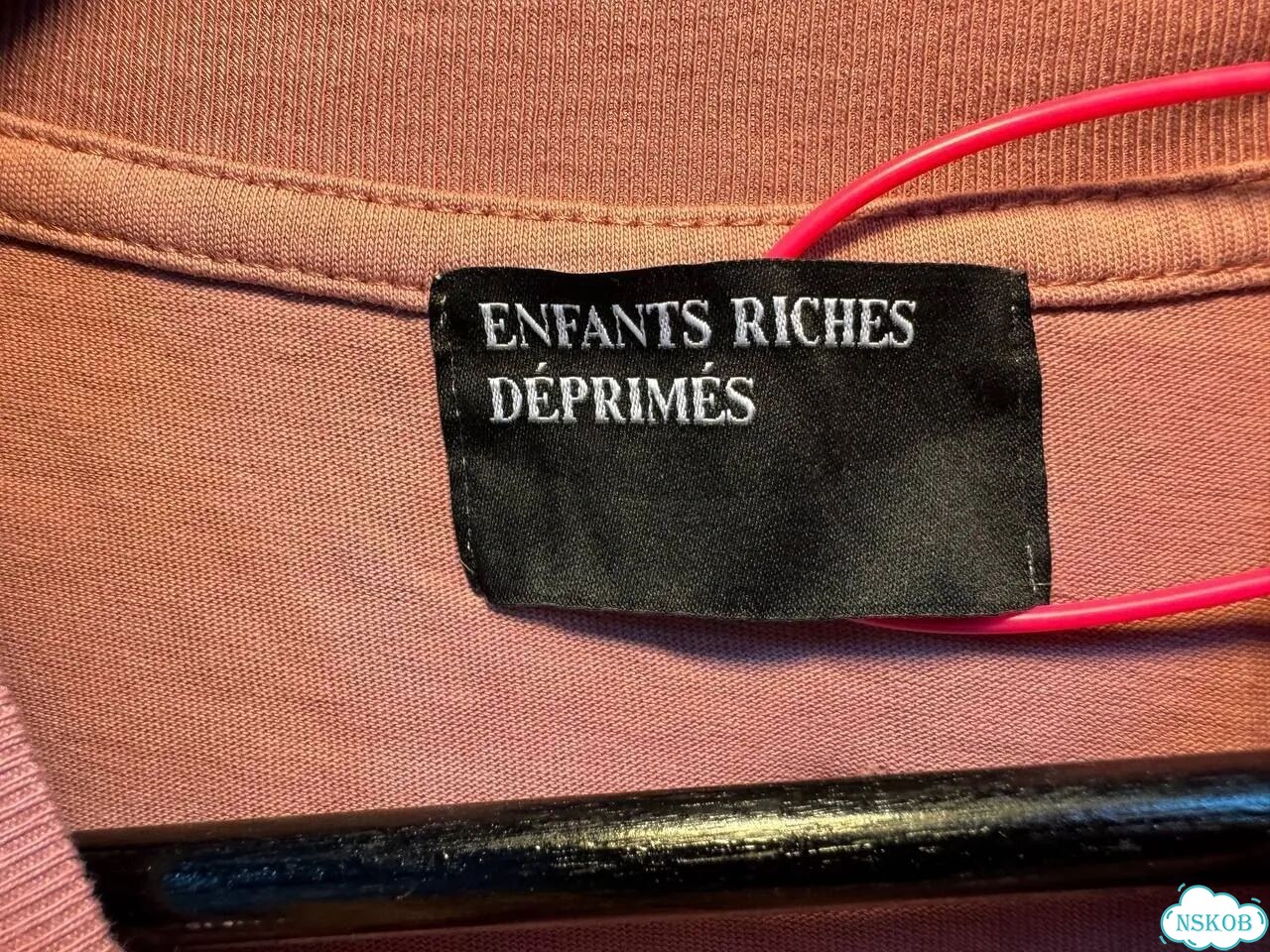 Футболка enfants riches deprimes розовая фото 9