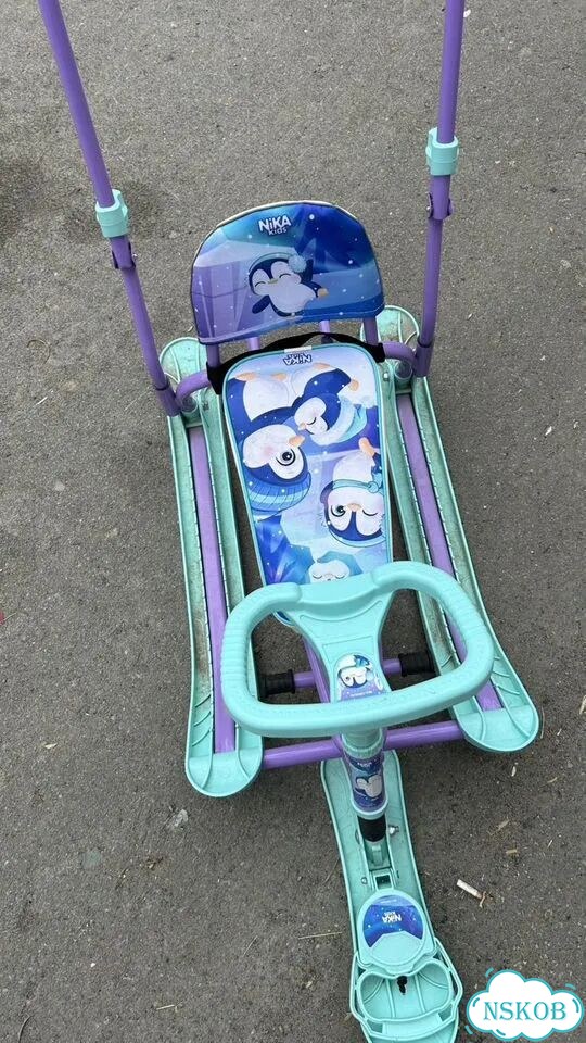 Детский снегокат nika kids фото 2