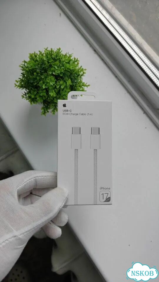 Зарядка на iPhone type C to type C 60 W фото 1