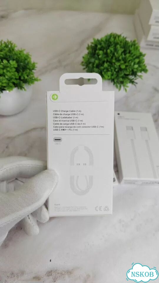 Зарядка на iPhone type C to type C 60 W фото 8