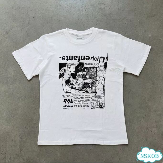 Футболка белая ERD Enfants Riches Deprimes call darkwear gothic unisex DAC0013 фото 1