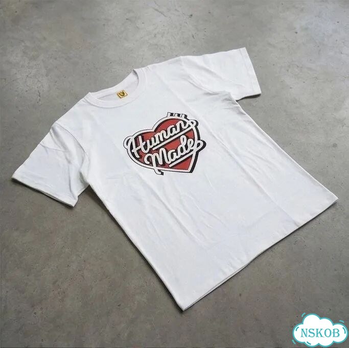 Футболка мужская Human Made белая Logo Love streetwear vintage AC0071 фото 1