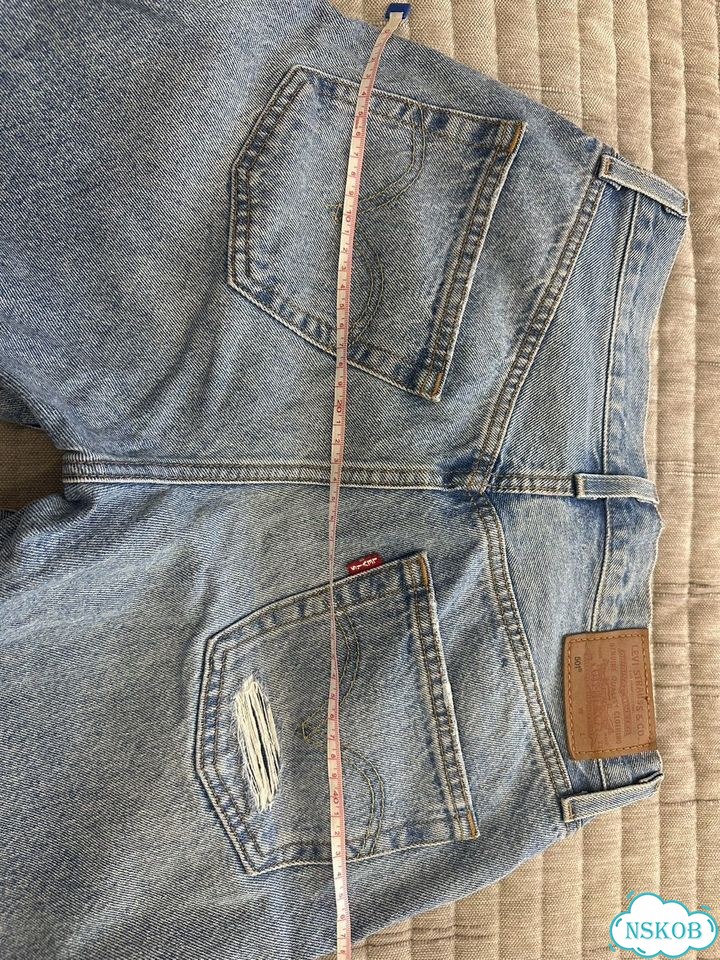 Шорты джинсовые levis 501 фото 10