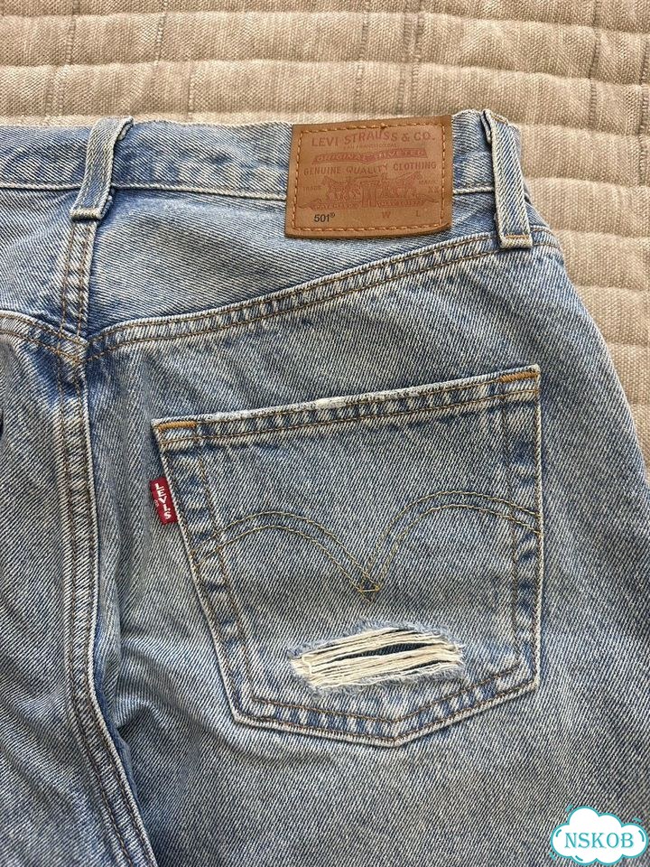 Шорты джинсовые levis 501 фото 3