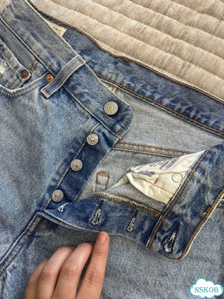 Шорты джинсовые levis 501 фото 4