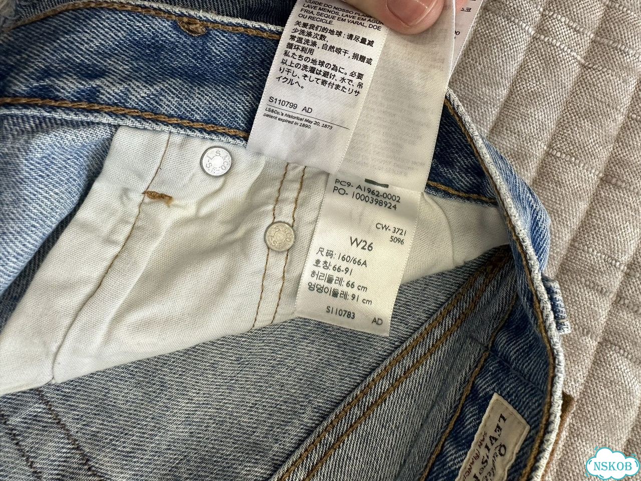 Шорты джинсовые levis 501 фото 5