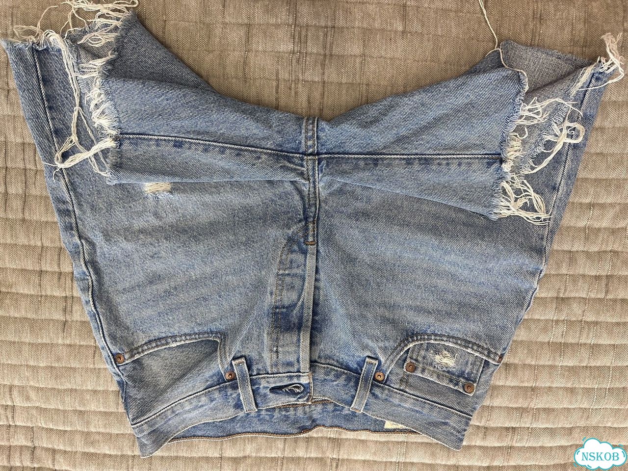 Шорты джинсовые levis 501 фото 6