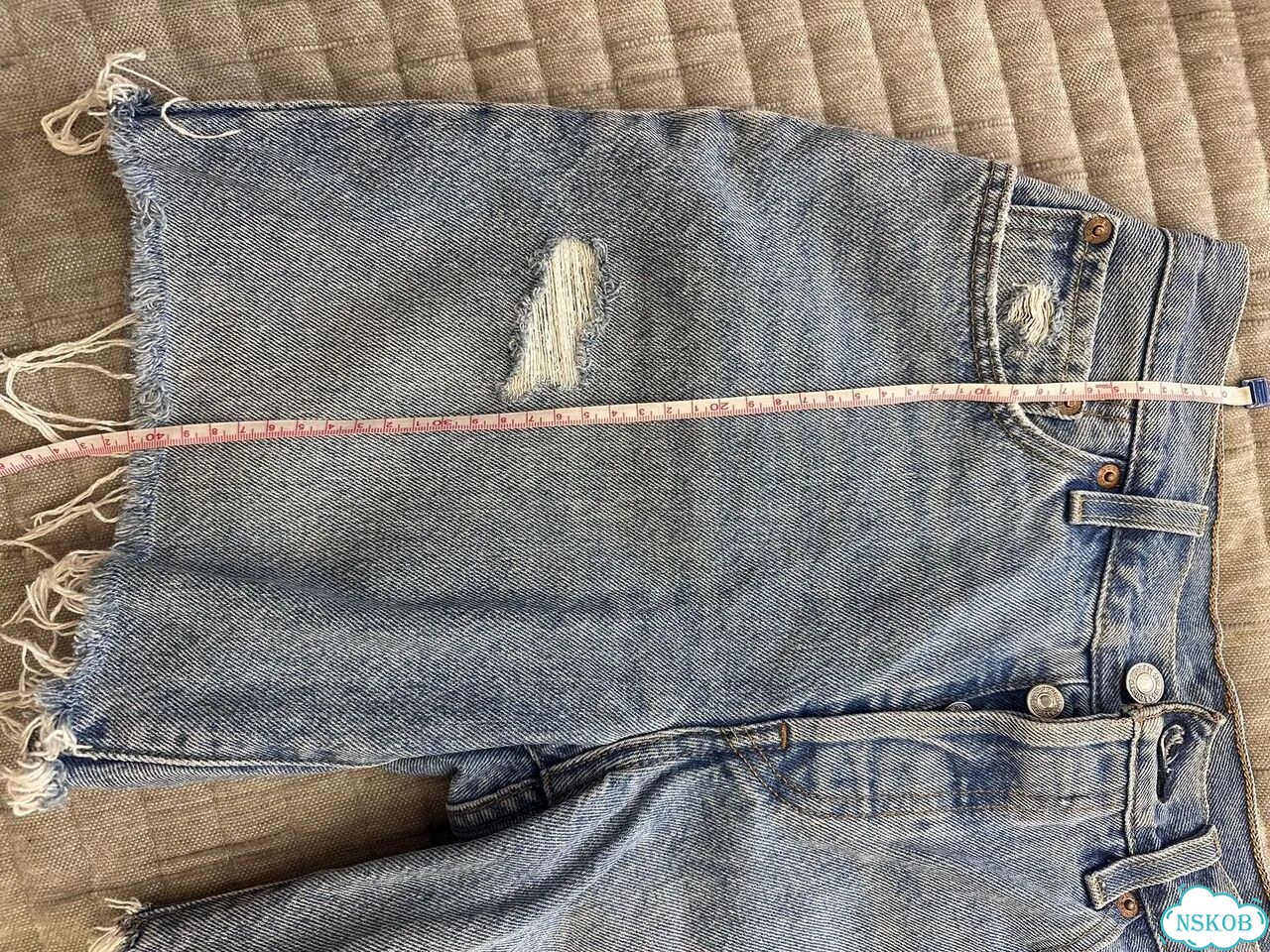 Шорты джинсовые levis 501 фото 8
