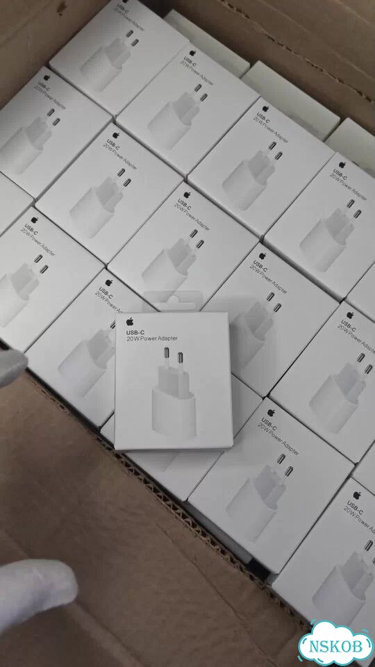 Блок питания Apple 20W USB-C для iPhone (Оптом) фото 1