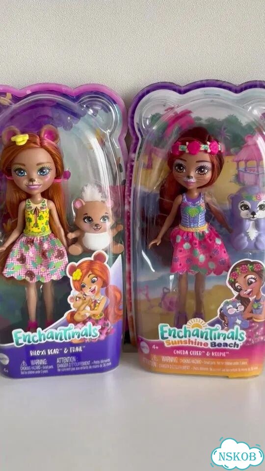 Новые Enchantimals медвежонок выдра фото 1