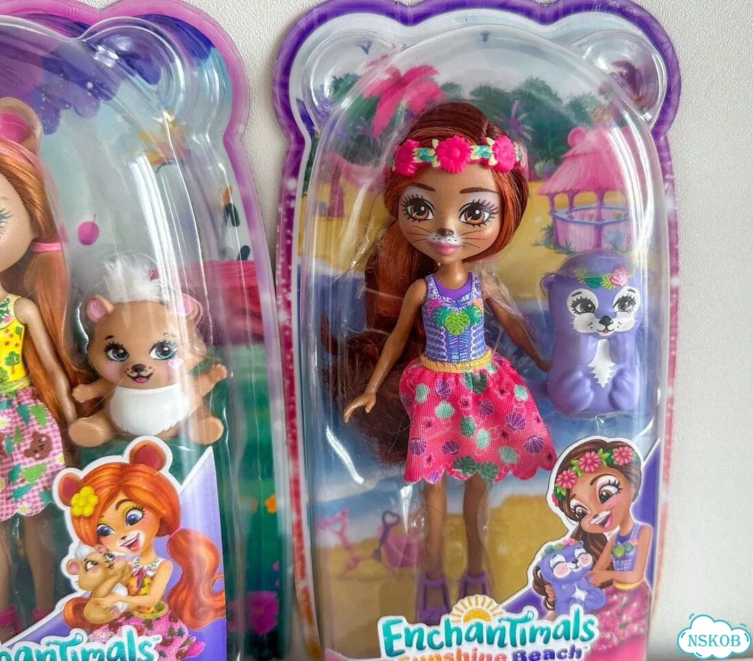 Новые Enchantimals медвежонок выдра фото 7