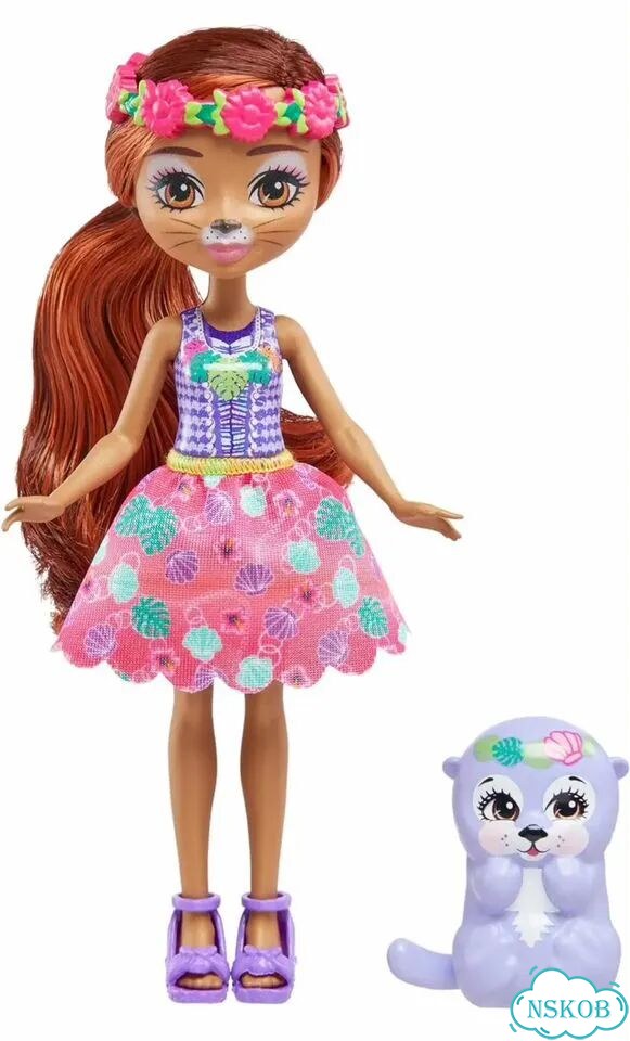 Новые Enchantimals медвежонок выдра фото 8