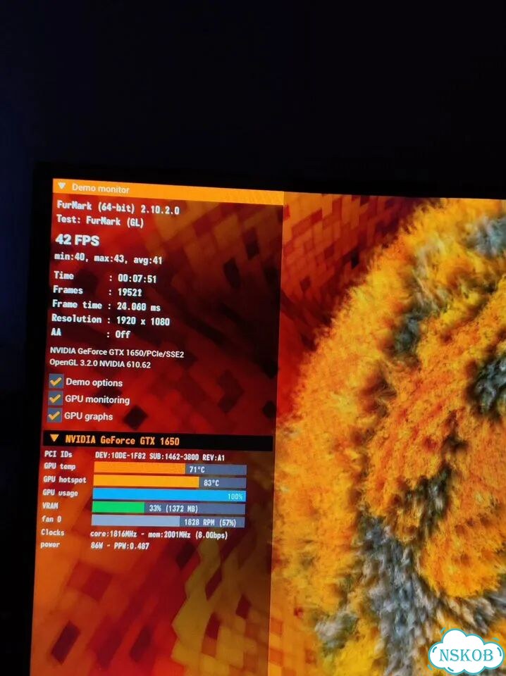 MSI GeForce GTX 1650 gaming X 4G фото 5