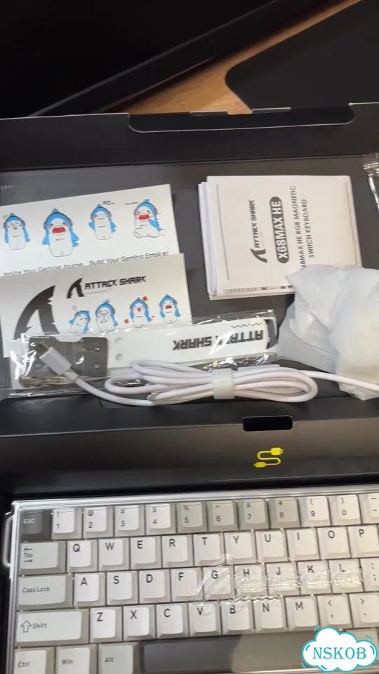 Магнитная клавиатура Attack Shark X68MAX HE фото 1