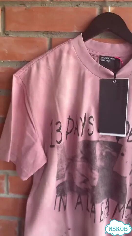 Футболка enfants rches deprimes pink фото 1