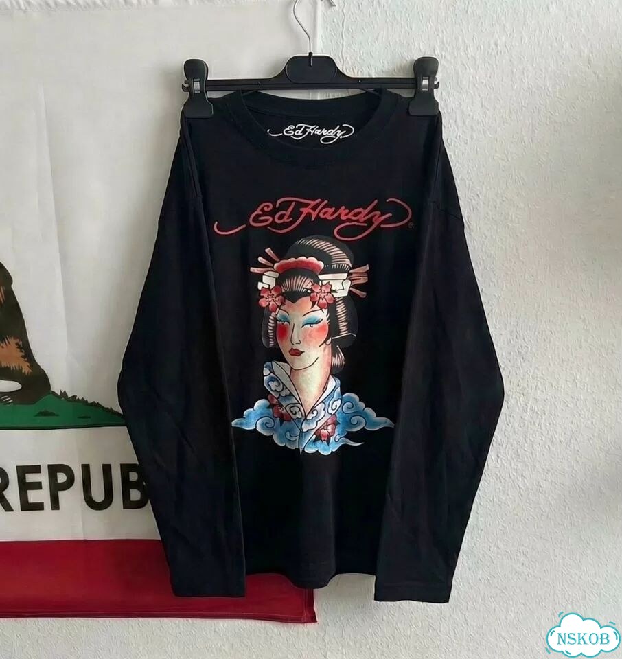 Лонгслив Ed Hardy Asian Lady архив (на руках) фото 3