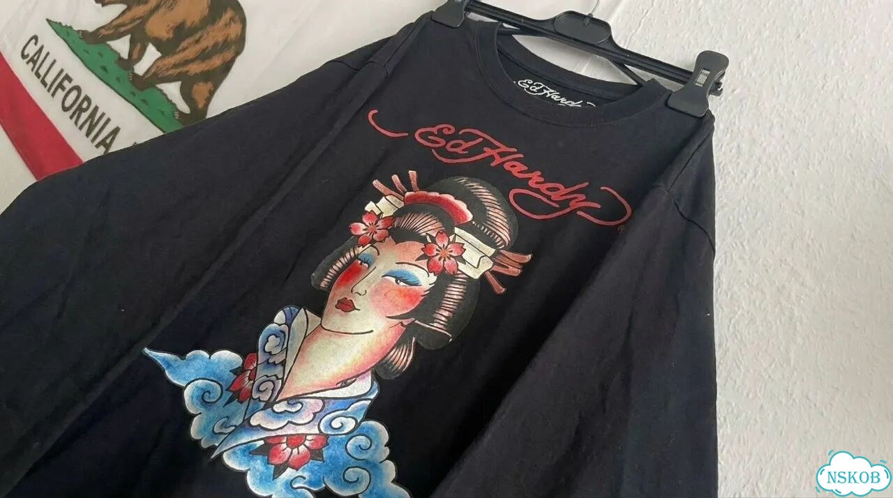 Лонгслив Ed Hardy Asian Lady архив (на руках) фото 6