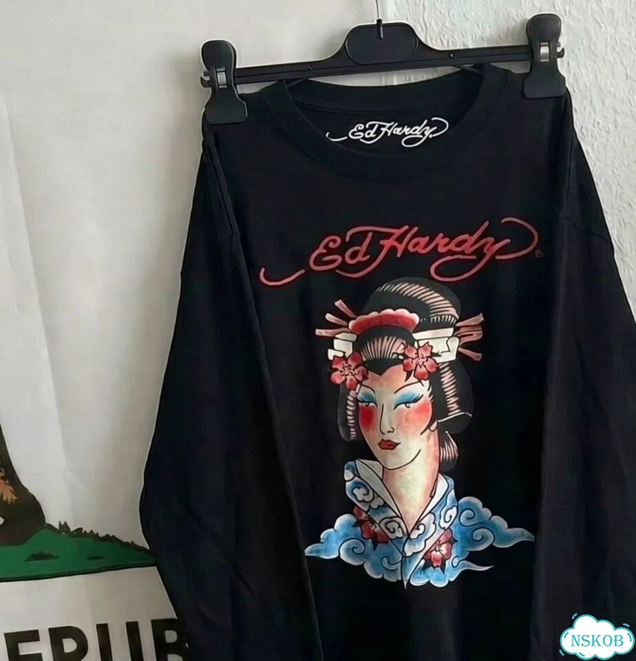 Лонгслив Ed Hardy Asian Lady архив (на руках) фото 9