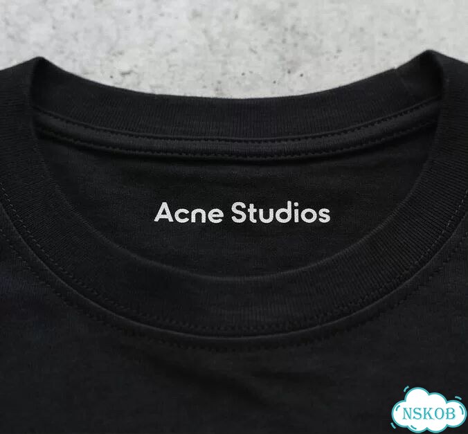 Футболка черная Acne Studios SS26 streetwear vintage unisex DAC0082 фото 4