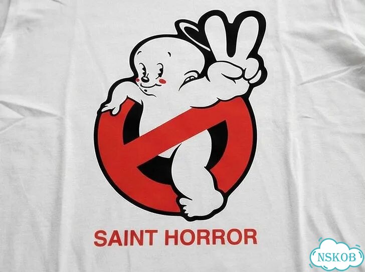 Футболка мужская белая Saint Mxx Horror opium archive gothic AC0122 фото 6