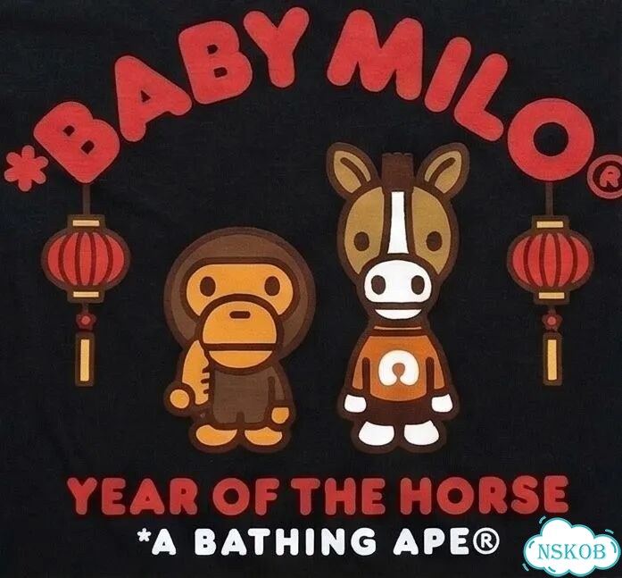 Футболка черная Bape Baby Milo streetwear vintage unisex DAC0064 фото 3