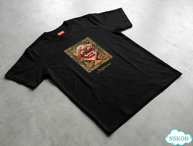 Футболка мужская Supreme черная ss21 week 14 Barong Patch streetwear vintage AC0104 фото 3