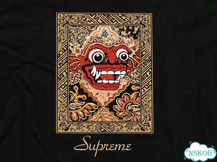 Футболка мужская Supreme черная ss21 week 14 Barong Patch streetwear vintage AC0104 фото 4
