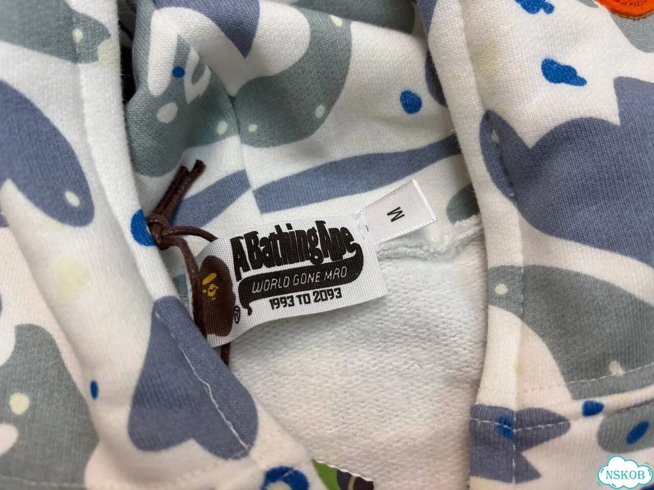 Space худи белый Camo Зип Bape tiger фото 3