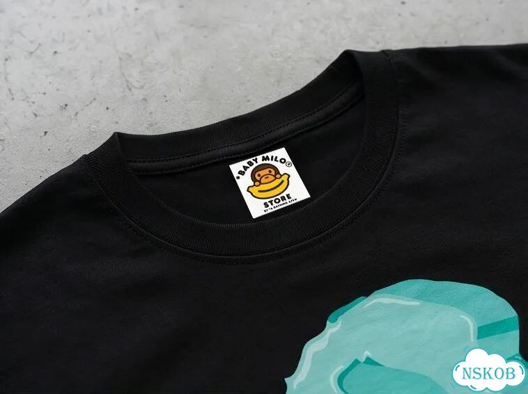 Футболка мужская Bape черная T-shirt SS26 rod ice printing streetwear vintage AC0212 фото 4