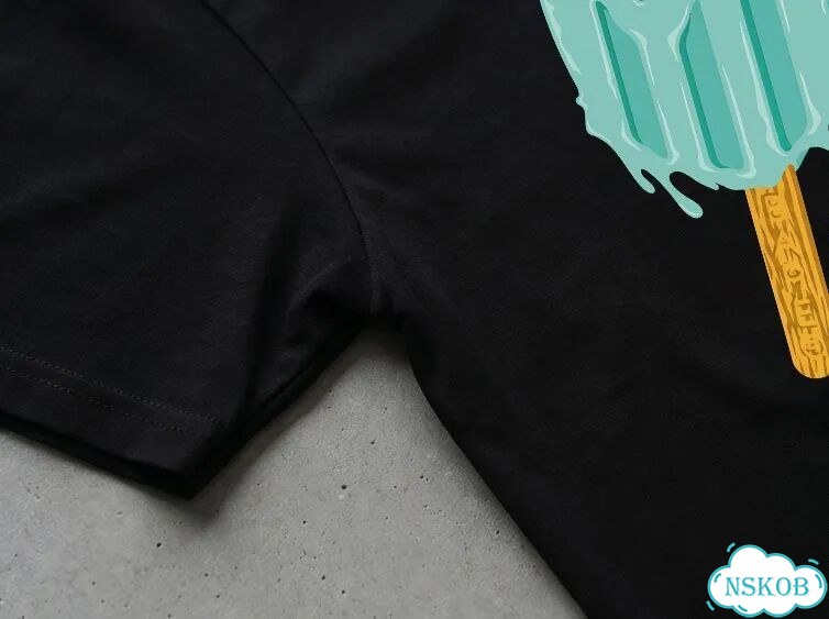 Футболка мужская Bape черная T-shirt SS26 rod ice printing streetwear vintage AC0212 фото 5