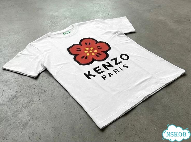 Футболка белая Kenzo paris streetwear vintage unisex DAC0133 фото 3
