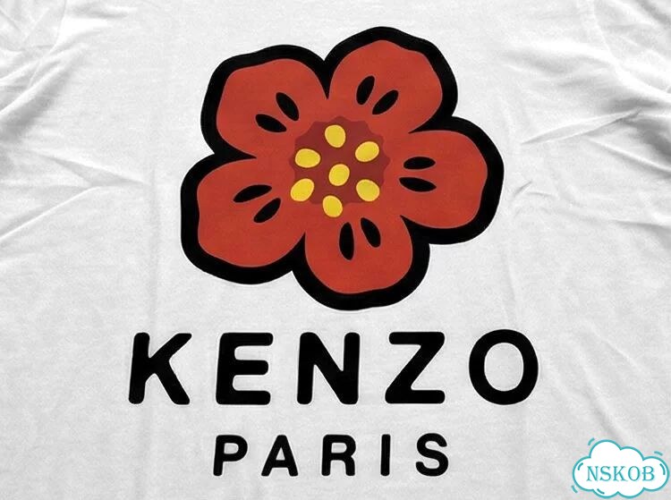 Футболка белая Kenzo paris streetwear vintage unisex DAC0133 фото 4