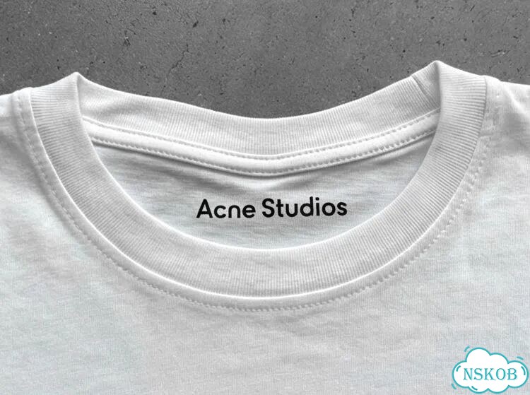 Футболка белая Acne Studios Pacifico Silano streetwear vintage unisex DAC0115 фото 4