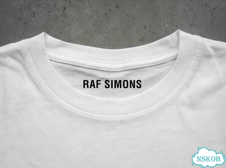 Футболка мужская белая Raf By Raf Simons New Tribes streetwear vintage AC0176 фото 3