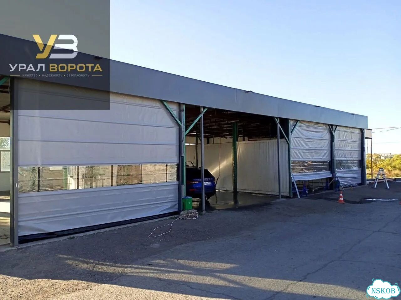 Пвх ворота для автомоек фото 5
