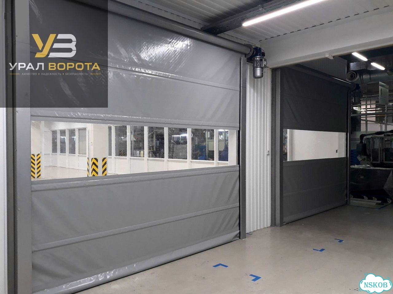 Пвх ворота для цехов фото 7