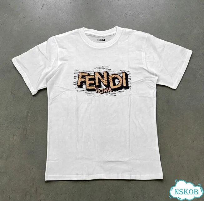 Футболка мужская белая Fendi Roma SS26 streetwear vintage AC0089 фото 1