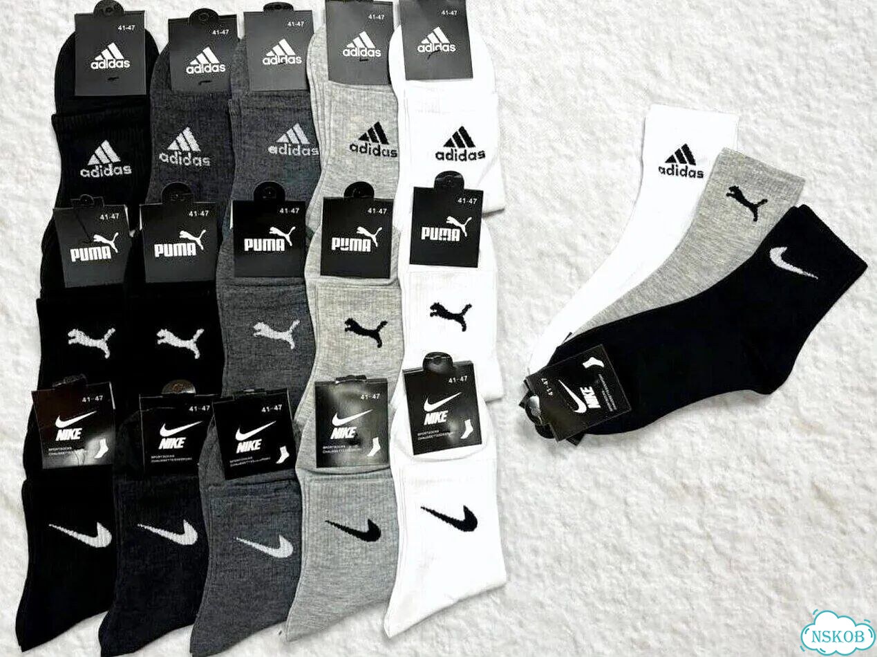 Высокие носки nike adidas фото 4