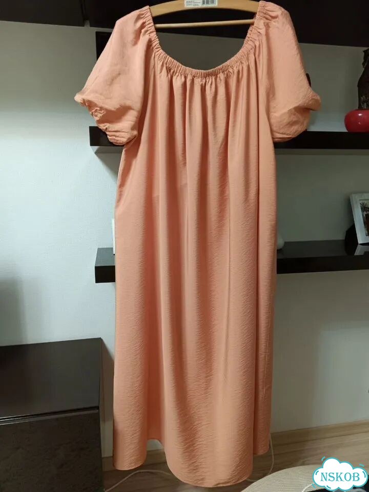 H&M платье миди, вискоза 56-58 фото 1