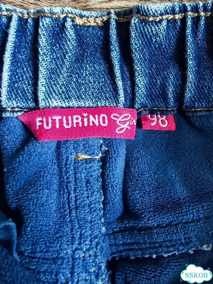 Джинсы на флисе futurino, 98 фото 3