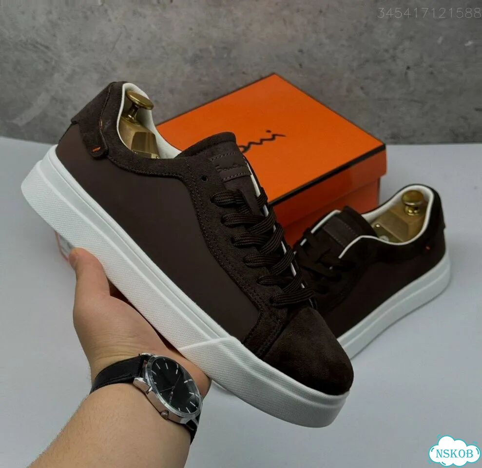 Кеды santoni летние новые мужские 40-45р фото 1