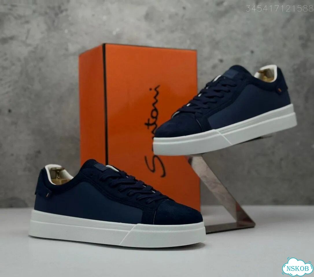 Кеды santoni летние новые мужские 40-45р фото 2