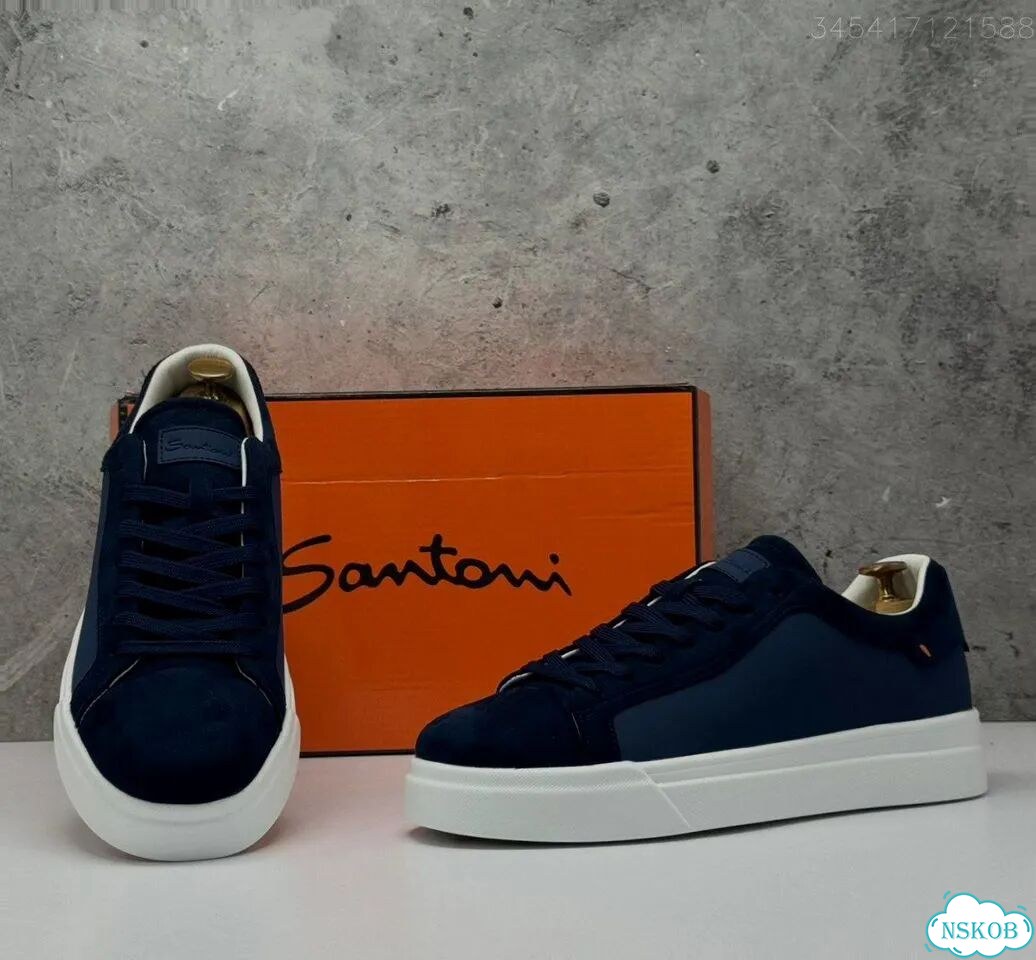 Кеды santoni летние новые мужские 40-45р фото 3