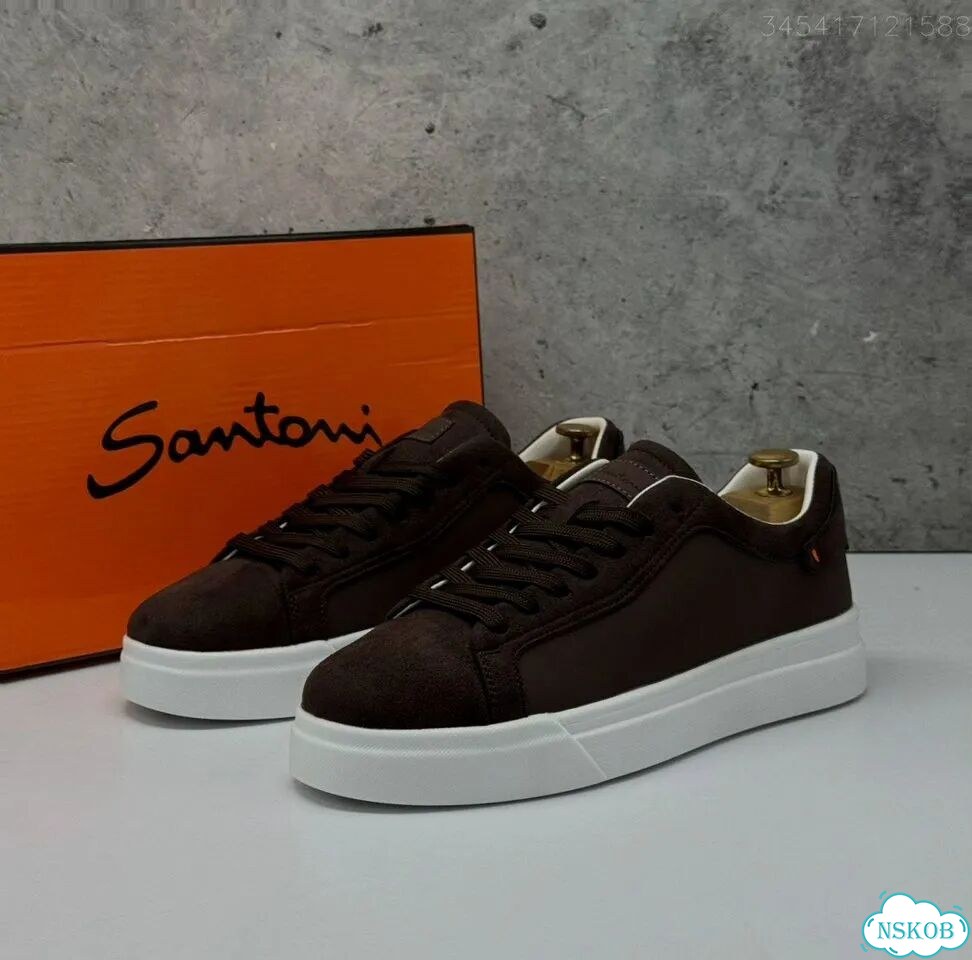 Кеды santoni летние новые мужские 40-45р фото 4